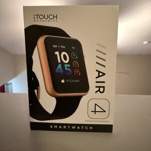 iTouch Air 4 Smartwatch - Black and Gold